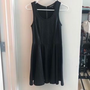 Black express skater dress